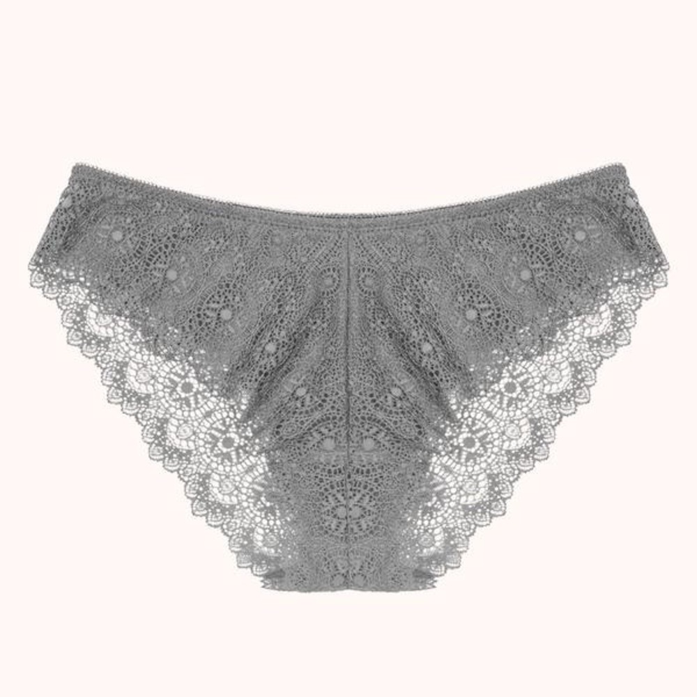 CUTE AS CROCHET GREY BIKINI